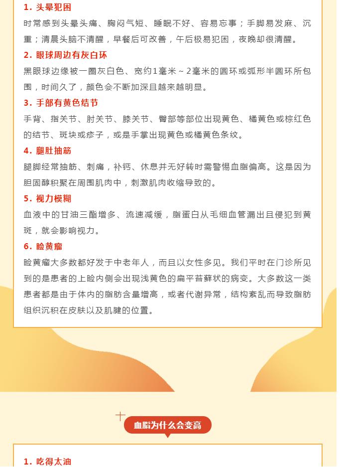 您必须要了解的高血脂健康知识