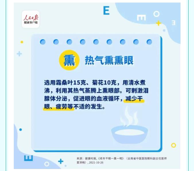 “爱眼日”宣传教育周丨居家护眼小方法，只需记住8个字！