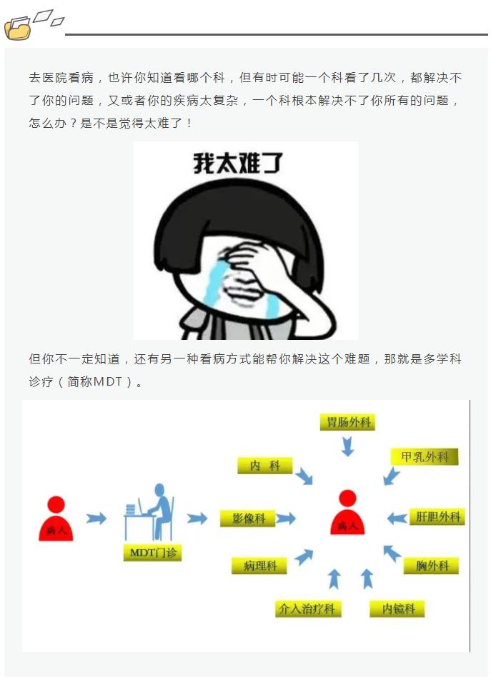 MDT | 集多科之智，解诊疗之难