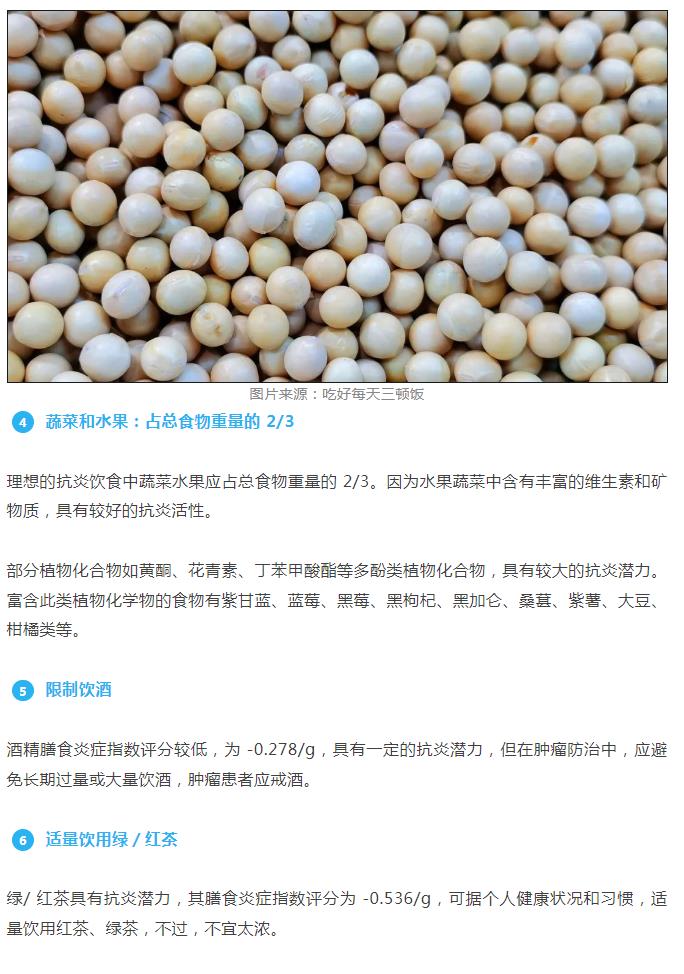 跟着这样吃，防癌、防慢病！这份权威发布的抗炎饮食清单快收好→