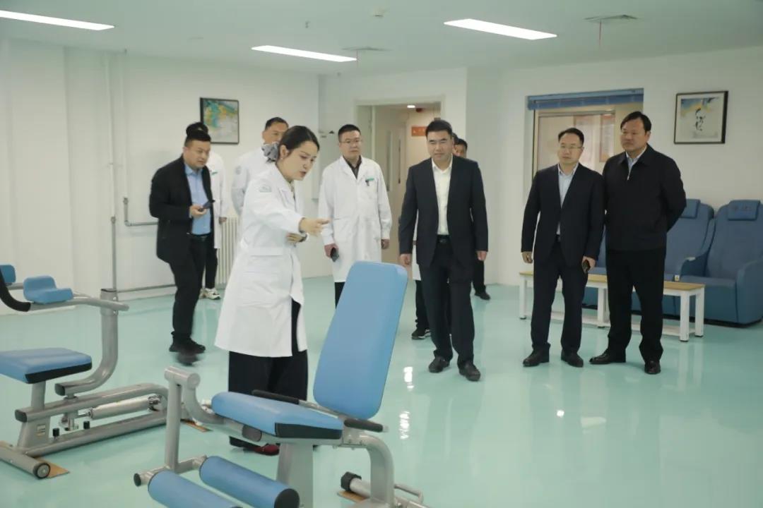 沭阳医院一行莅临我院润城护理养老院参观交流