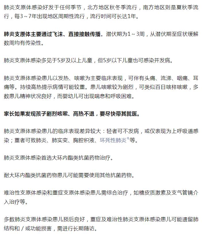 孩子剧烈咳嗽，小心肺炎支原体感染